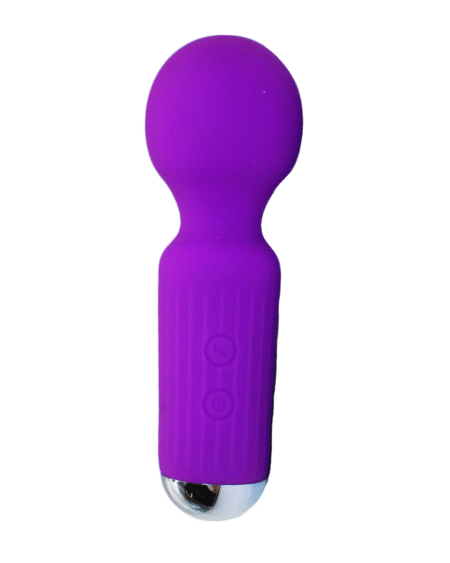 Mini Small AV Vibrating Massagerusb Rechargeable Strong Vibrating Masturbator Female Vibrator (Purple)
