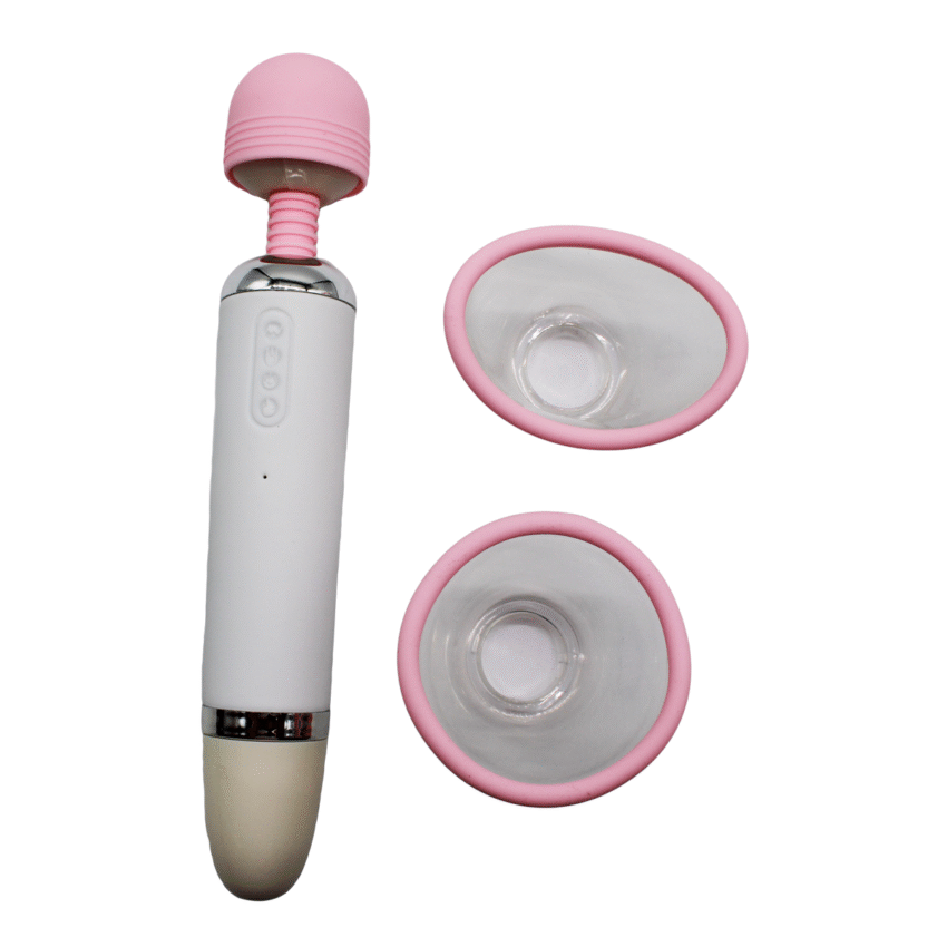 Dual Stimulation Clitoral Sucking & Wand Massager Vibrator with 12 Strong Sucking Vibrating Licking Modes Rechargeable Suction Stimulator Sex Toys for Women - Image 2