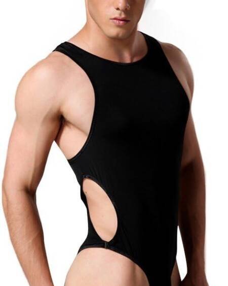 Cut-Out Bodysuit – Men’s Sleek Fetishwear