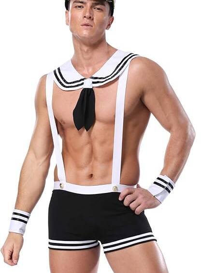 Adult Men Sexy Sailor Costume
