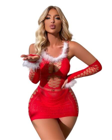 Christmas Siren Mini Dress – Sexy Holiday Lingerie